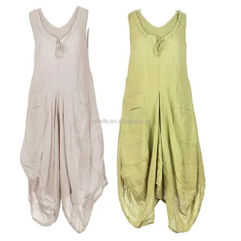 tulip linen dress