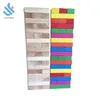 YF-J054L customized wooden 54pcs giant building blocks wood layer stack tumbling tower wooden stacking building blocks toys