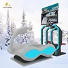 New Arcade Games Machine Online Play Car Racing 9d VR Skiing Stand Driving Training Motion Simulator