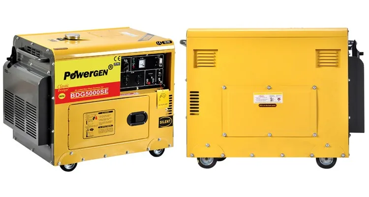 Best Price Powergen Single Phase 220v 50hz Silent Diesel Generator 4kw With Electric Starter