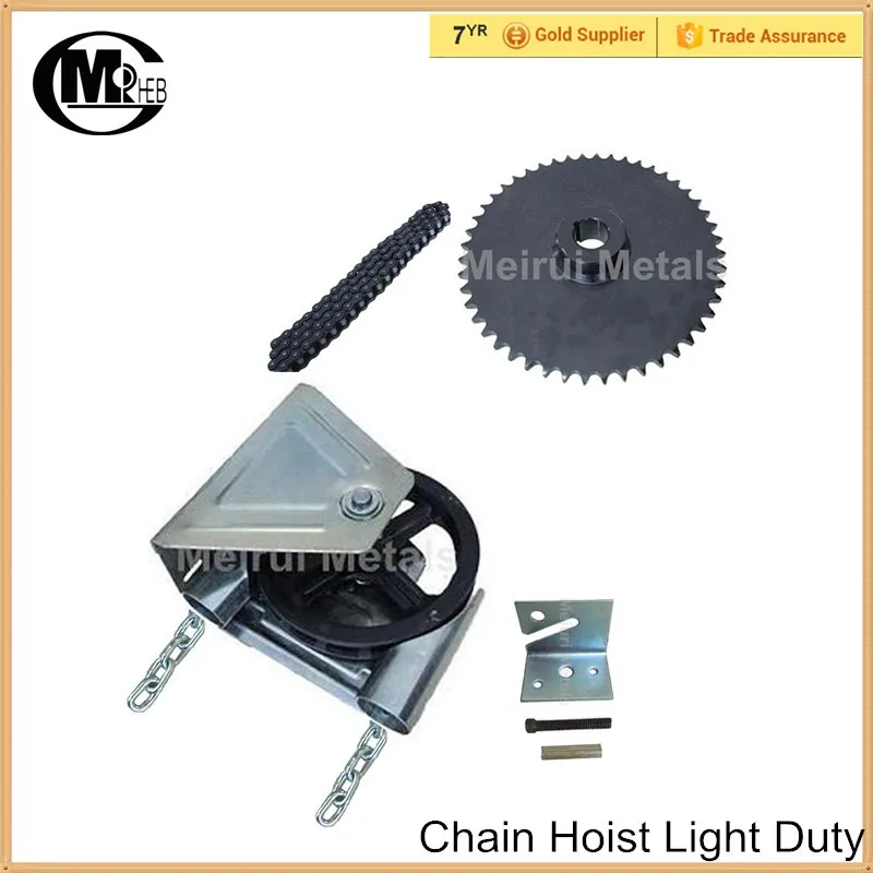 China Suppliers Roller Chain Sprocket/ Chain Hoist System Light Duty