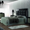 Resun modern luxury black king bedroom set designs for bed room