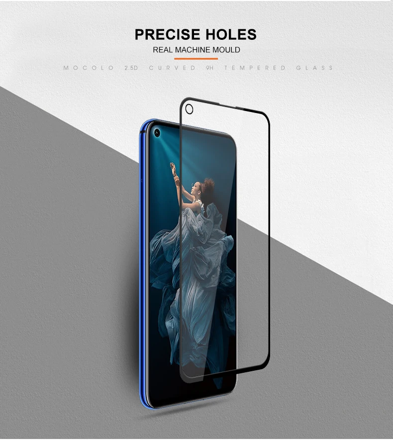For Huawei Honor 20 Oem/Odm 3D Curved Edge Premium Real Tempered Glass Screen Protector