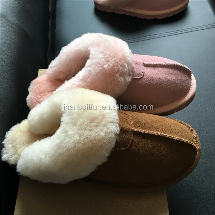 sheepskin bedroom slippers