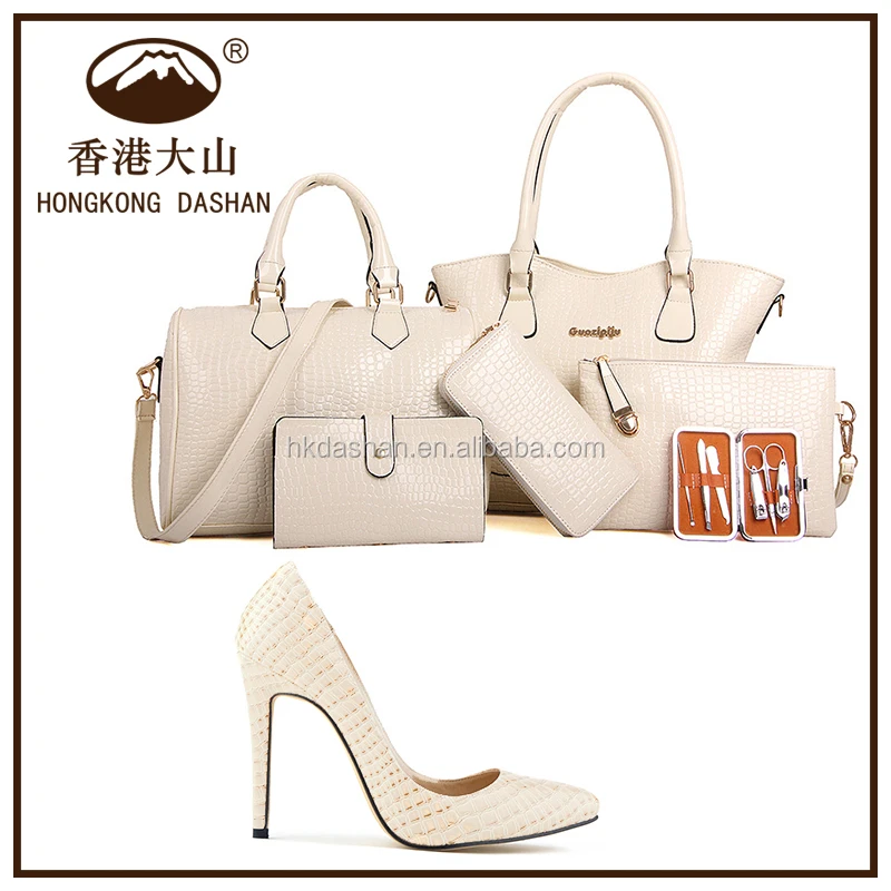 4 Pieces Set Fashion Ladies Women Matching Handbag Shoulder Tote Purse Satchel