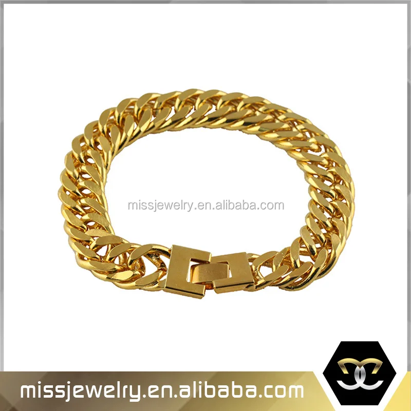 Saudi Arabia Jewelry Gold Bracelet For Men's Gold Bracelet Boy Hand