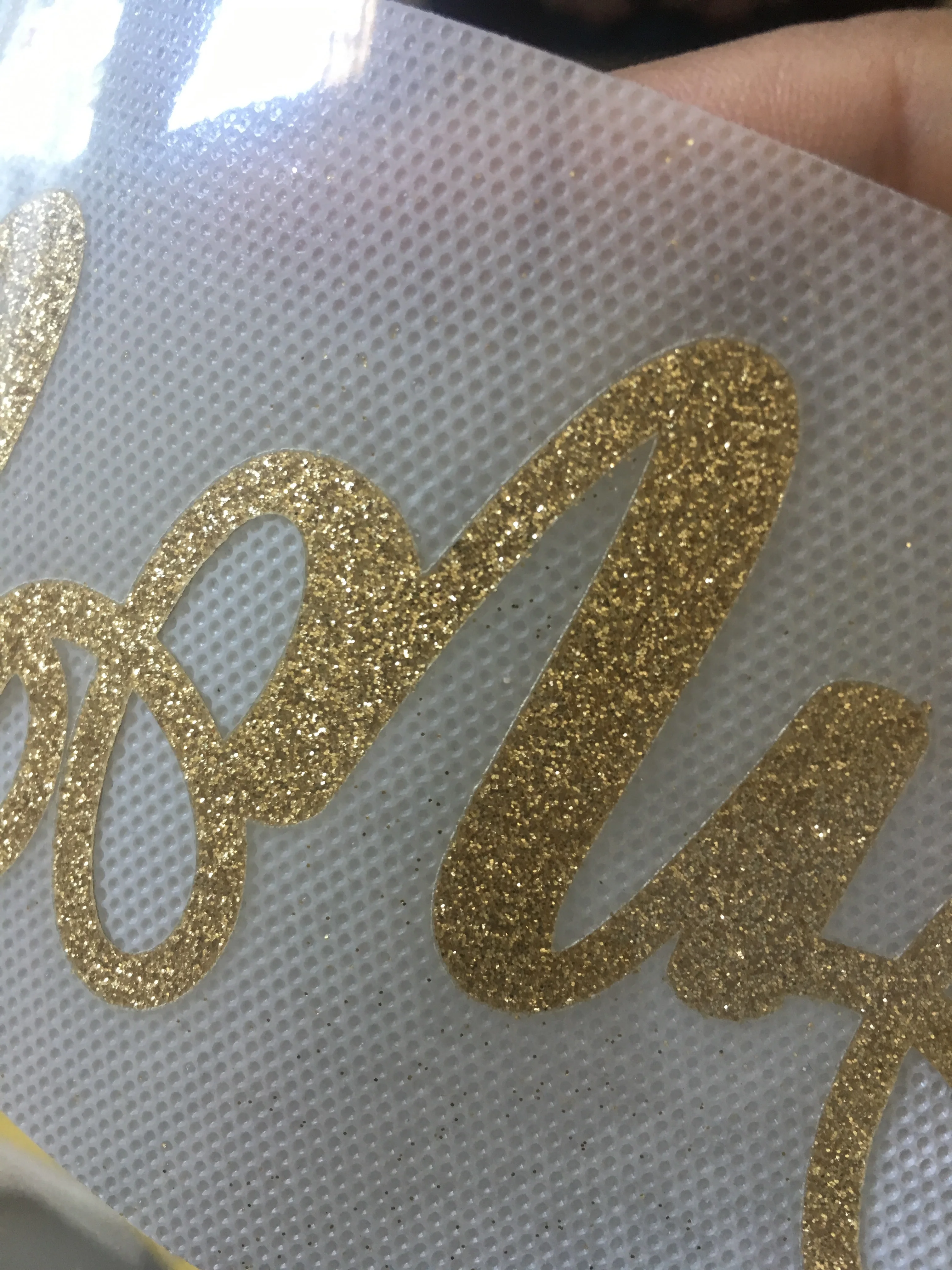 定制的热转印与闪光效果