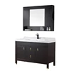 48 inch america style solid wood luxury classic bathroom vanities with legs oak vanity bath room cabinets furniture with sink