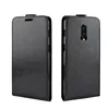 SAIBORO hybrid tpu pu leather flip cover case for one plus 6t back cover black, newest mobile cover for oneplus 6t phone case