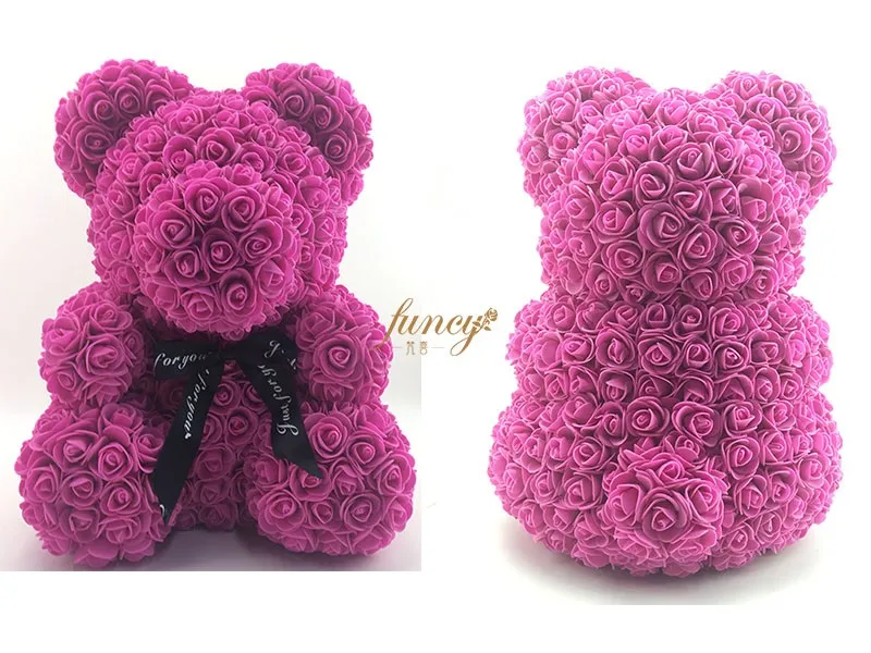 rose bear 40 cm