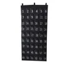54 pockets canvas jute fabric wall hanging Sundries storage organizer bag