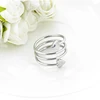 Shenzhen 38 health jewelry custom titanium stainless steel rings for love