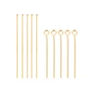 20 22 30 40 50 mm stainless steel gold colored eyes pin Needles sharp eye pins for diy jewelry accessories making