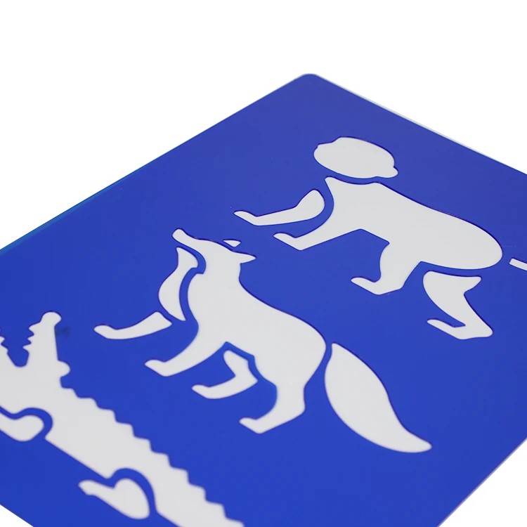 Wholesale Fashion Design Animal Shape Die Cutting Stencil Art Animal