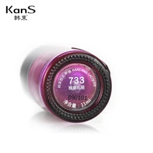 2X11 ML KanS Waterproof Gel Polish Makeup No Smell Nail Lacquer Dry Quickly Long last Transparent