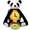 Fashional design plush wall clock with cute bears for decoration
