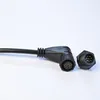 90 degree angled m14 male female waterproof connector 2pin to 8 pin
