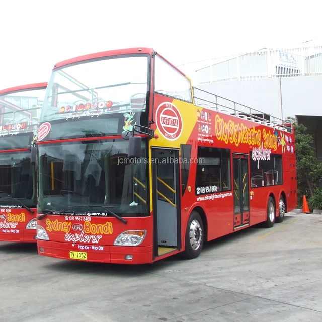 luxury two storied tour bus open roof double decker bus for sale