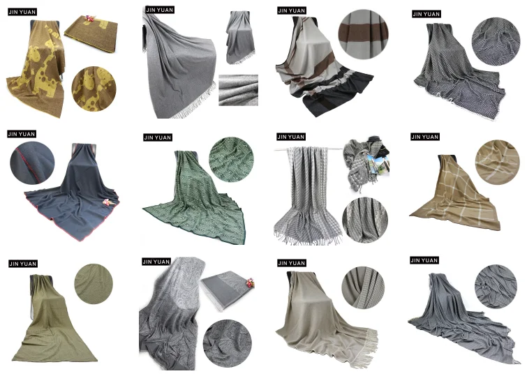 Black And White Lamb Wool Blanket Herringbone Sheep Wool Blanket Winter Blanket