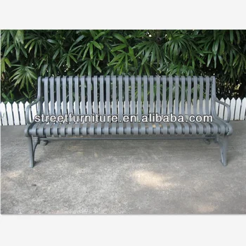 Poliéster Recubierto De Polvo De Hierro Banco De Jardín Parte/forjado