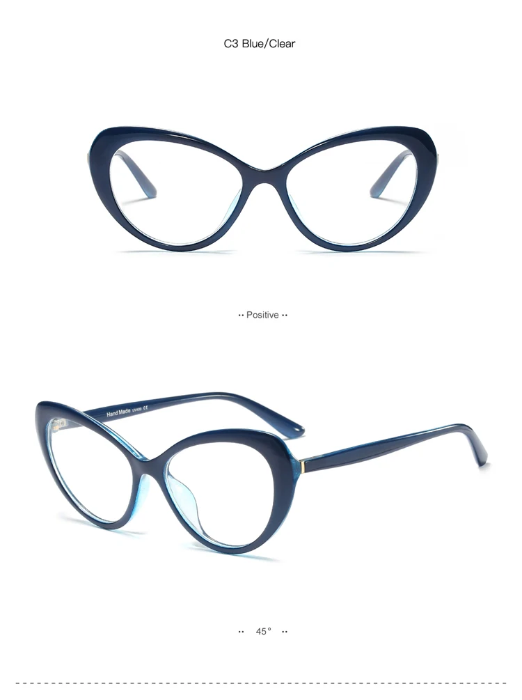 SHINELOT M836 Fashion Cat Eye Eyeglasses Frames Women Hinge Optical Glasses Comprar Al Por Mayor Online