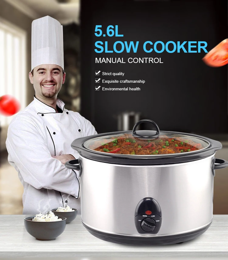 Buy Crockpot 5.6L Slow Cooker - Stainless Steel