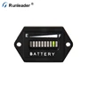 Runleader Battery Charge Indicator Discharge Indicator Meter Voltage Tester For Car Golf Cart RV Scooter Truck