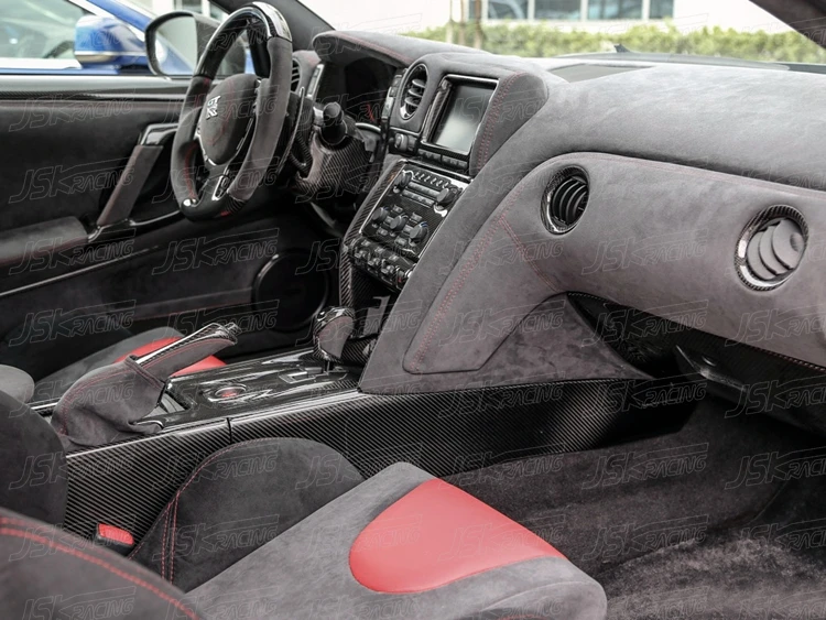 Carbon Fiber Interiors (4 Pcs) Lhd For Nissan R35 Gtr 20082016 Cba Dba