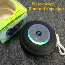 Free Shipping Suction Cup Waterproof Bluetooth Shower Speaker Support TF Card And FM Radio