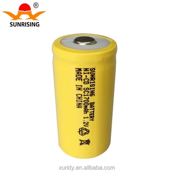 Deep Cycle Battery Sc 1700mah Ni-cd 1.2v Rechargeable Nicd Battery ...