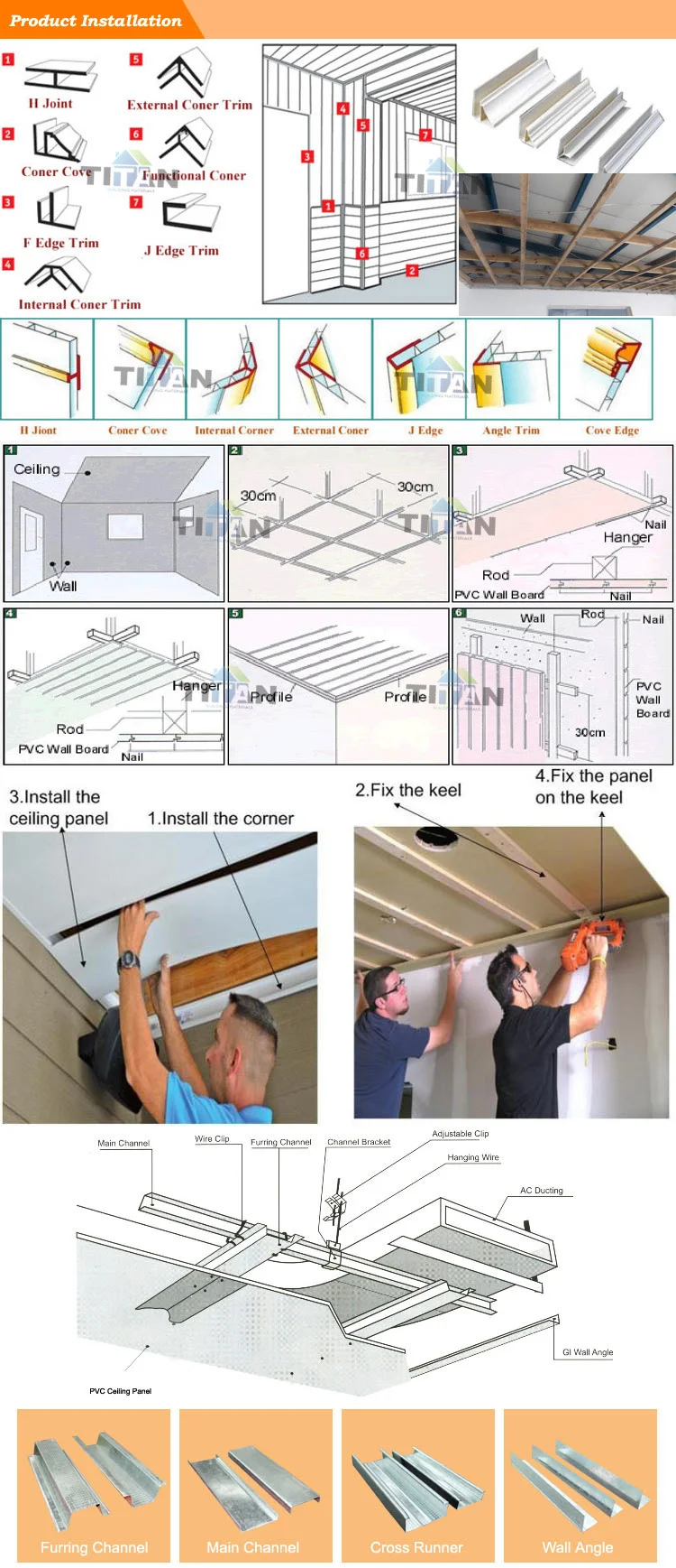 2019 Techos En Pvc White Color 20cm Best Price Pvc Ceiling