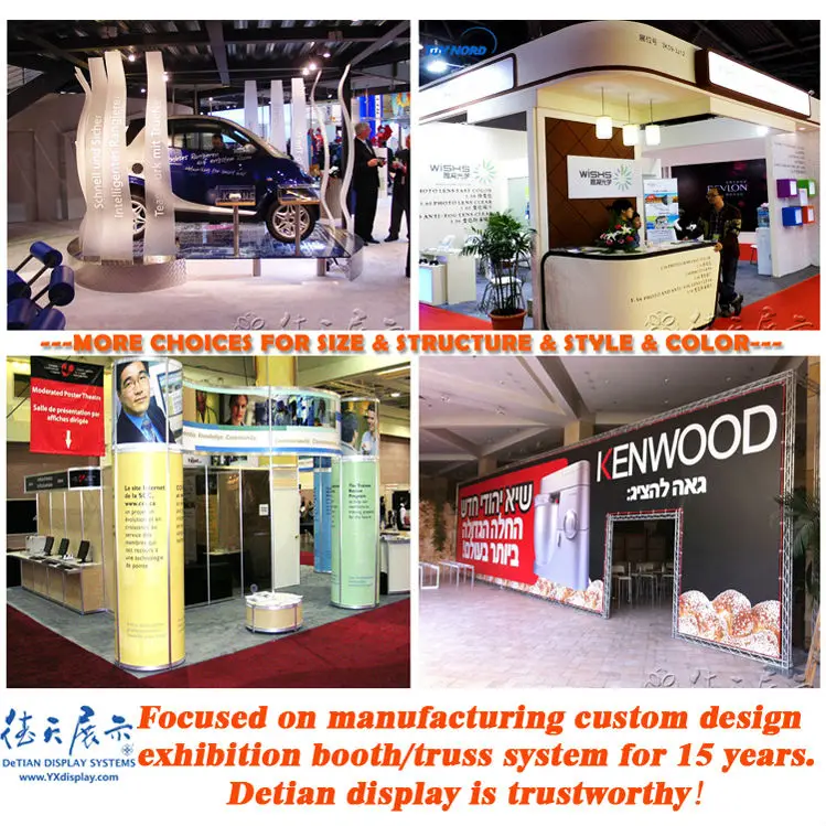 Shanghai Booth Displays Hanging Banner For Tade Exhibition View