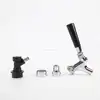 Homebrew Faucet Quick Disconnect Assembly,Chrome Plated Faucet, Liquid Thread Ball Lock Disconncter