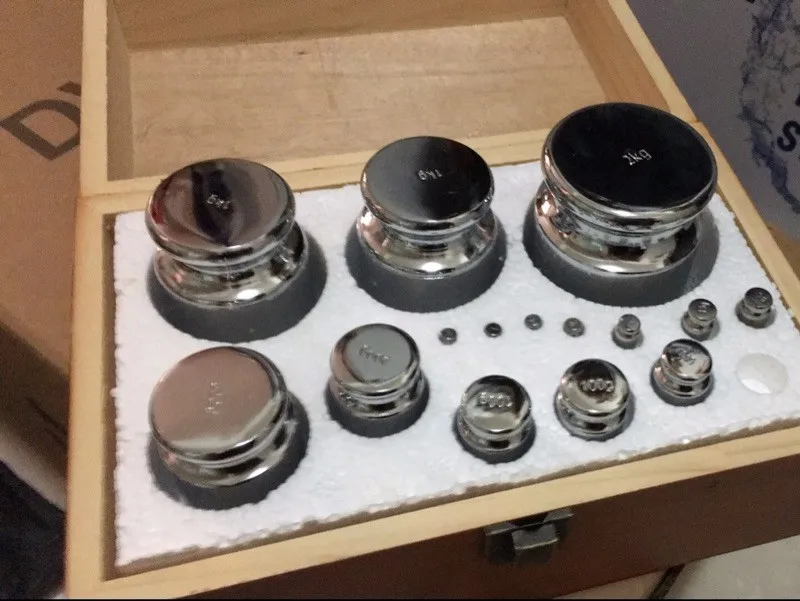 Class M1 Analytical Calibration Weight Kit Set 2kg In Total With Focep