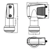 Gecen Ku-Band Twin LNBF Low Noise 10.70~12.75 Analog and Digital Reception GKF-2302