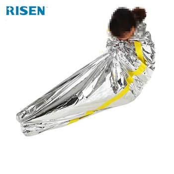 Thermal Emergency Sleeping Bag Survival Mylar Portable Waterproof Foil