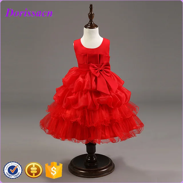 red net frock