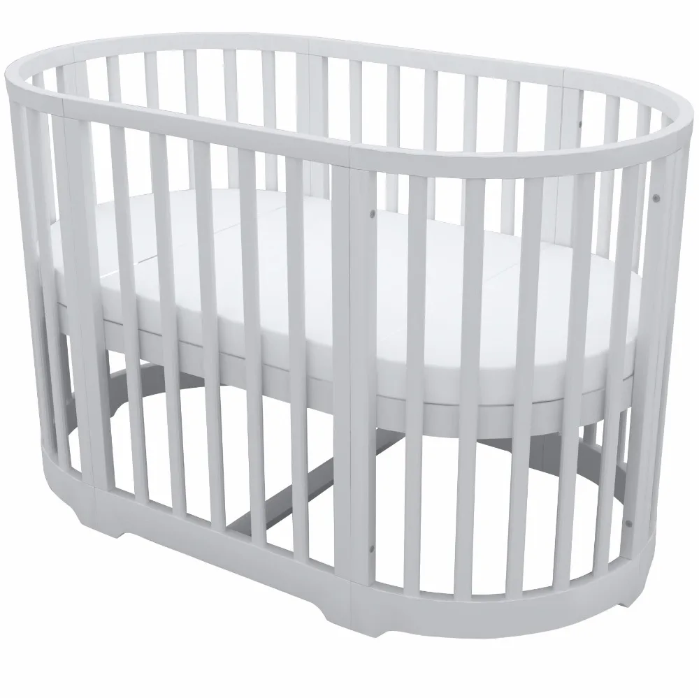 cubby convertible round crib