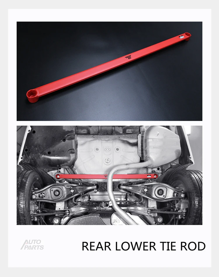 Top Front Engine Bay Strut Bar For Honda Front Strut Bar Rear Tower