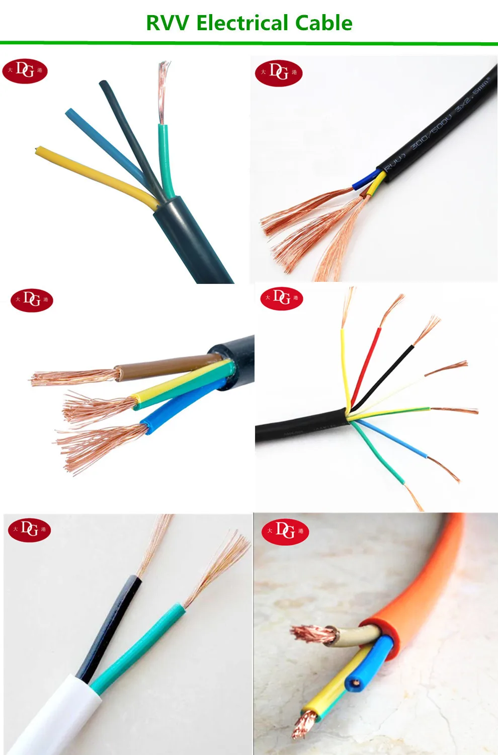 1mm 1.5mm 2.5mm 4mm 6mm 10mm 16mm Flexible Electrical Wire Cable - Buy