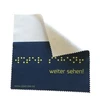 Custom size microfiber digital color lens cleaning cloth