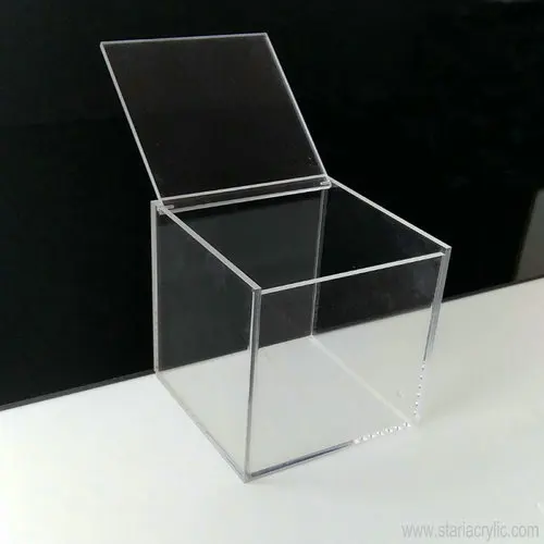 clear cube storage bins