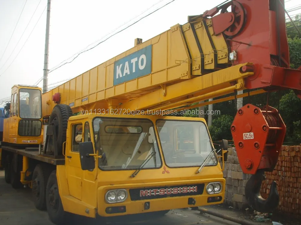source original used kato nk500e truck crane in good condition f