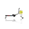 Cardio Workout Foldable Dual Track MP5 Air Modle Rowing Machine For Commercial Use