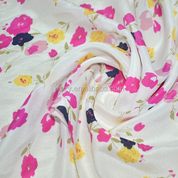 Silk Twill Fabric Digital Print Silk Twill Fabric For Blouse Shirt
