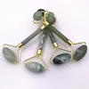 High Quality Jade Roller Massager, Jade Facial Roller Massager with Zinc Alloy Frame