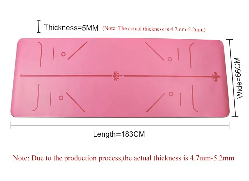 Natural Rubber Yoga Mat