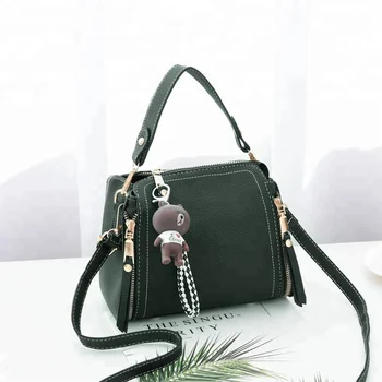 Classy Boston Handbags For 2018 Good Pu Leather Shoulder Bags With Cartoon Women Cute S Casual