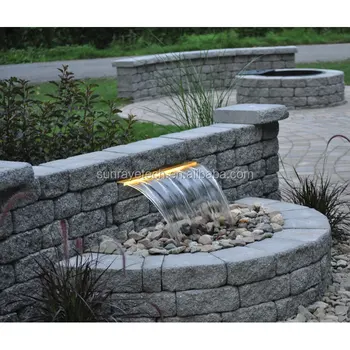 L30 150 Cm Stainless Steel Cascade Spillway Waterfall With Water L30 150 Cm Stainless Steel Cascade