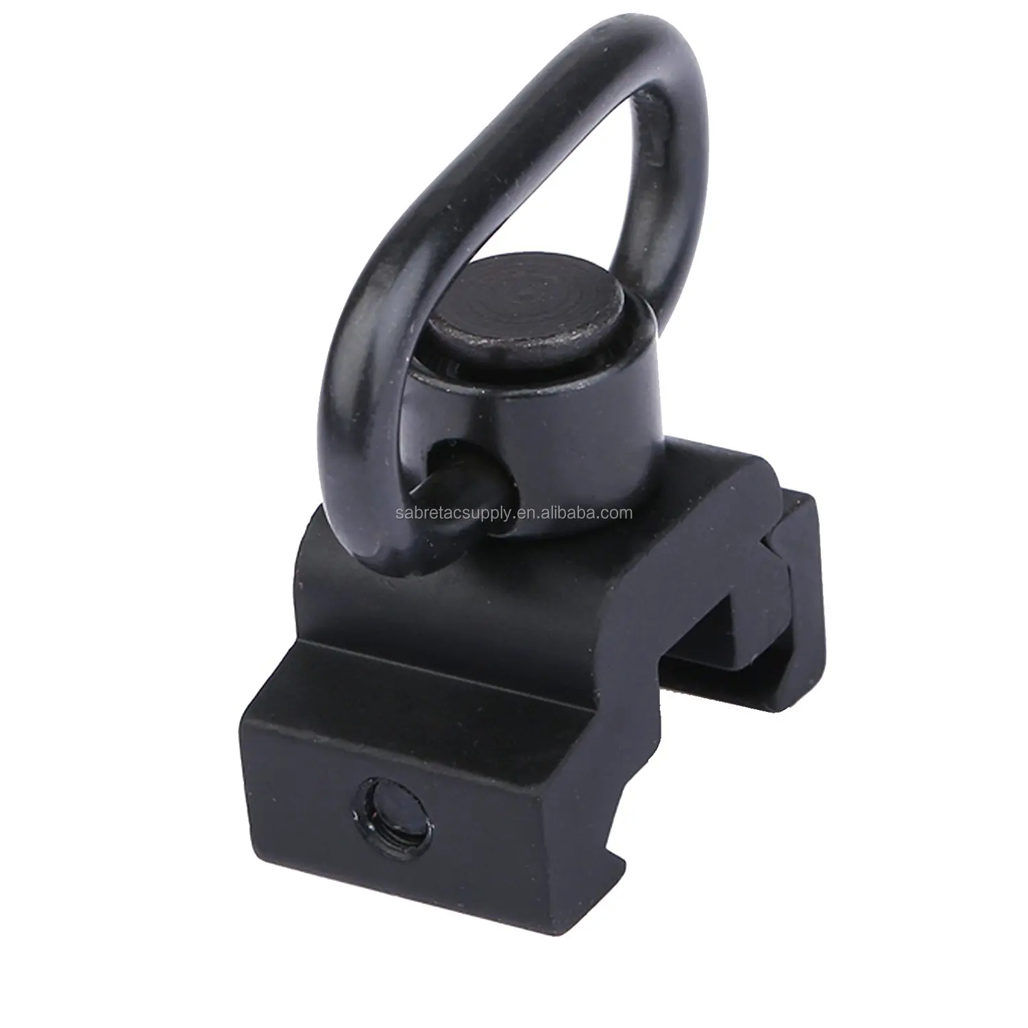 Heavy Duty Quick Release Detach Push Button Qd Sling Swivel Adapter Set Base 20mm Picatinny Rail 